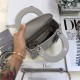 MINI LADY Dior BAG Patent Cannage Calfskin Silver Metal Grey High