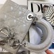 MINI LADY Dior BAG Patent Cannage Calfskin Silver Metal Grey High