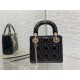 MINI LADY Dior BAG Patent Cannage Calfskin Black High