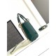 MINI LADY Dior BAG Patent Cannage Calfskin Dark Green High