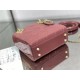 MINI LADY Dior BAG Patent Cannage Calfskin Dusty Pink High