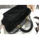 Mini SADDLE BAG Ultramatte Calfskin Black High