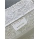 MEDIUM Dior BOOK TOTE D-Lace Embroidery with Macramé Effect High