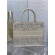 MEDIUM Dior BOOK TOTE D-Lace Embroidery with Macramé Effect High