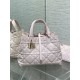 DIOR TOUJOURS BAG MEDIUM Macrocannage Calfskin Pale Pink High