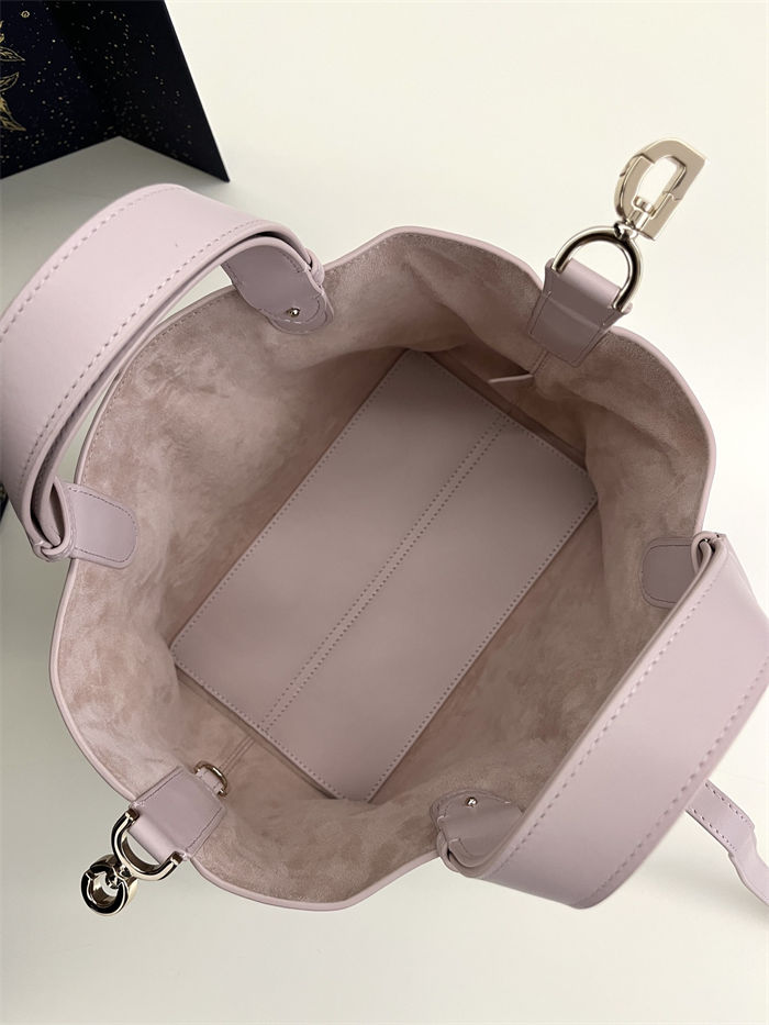 DIOR TOUJOURS BAG SMALL Macrocannage Calfskin Pale Pink High