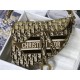 SADDLE BAG Dior Oblique Embroidery High