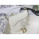 Mini SADDLE BAG Dior Oblique Jacquard White High