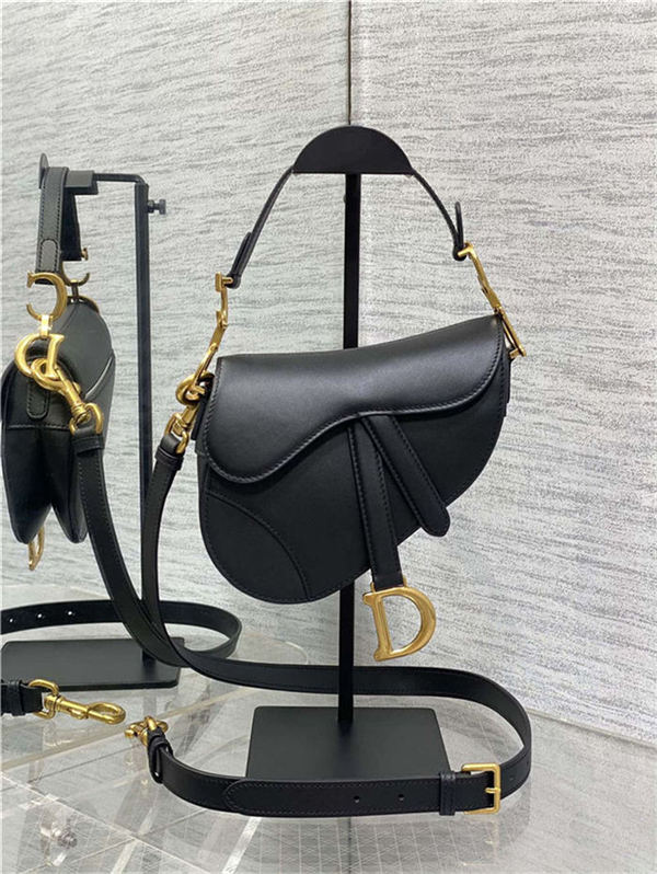 Mini SADDLE BAG Calfskin Black High