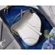 Mini SADDLE BAG Grained Calfskin White High