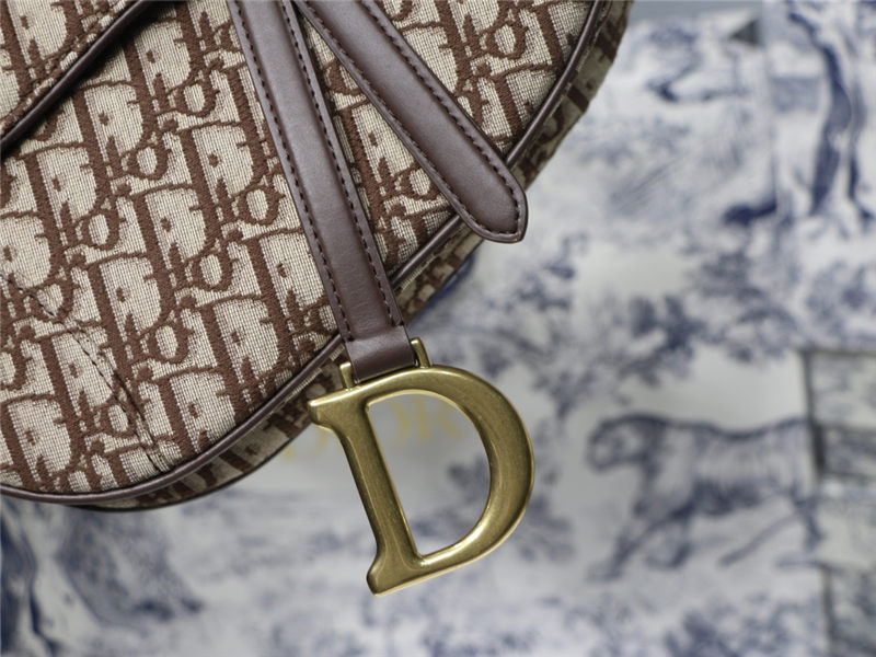 SADDLE BAG Dior Oblique Embroidery High