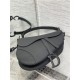 SADDLE BAG Ultramatte Calfskin Black High