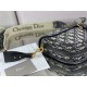 LARGE Dior BOBBY BAG Dior Oblique Jacquard with Blue Dior Oblique Embroidered Strap Blue High