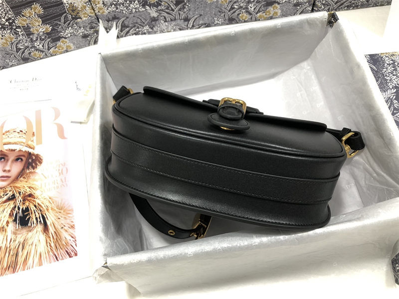 MEDIUM Dior BOBBY BAG Box Calfskin Black High