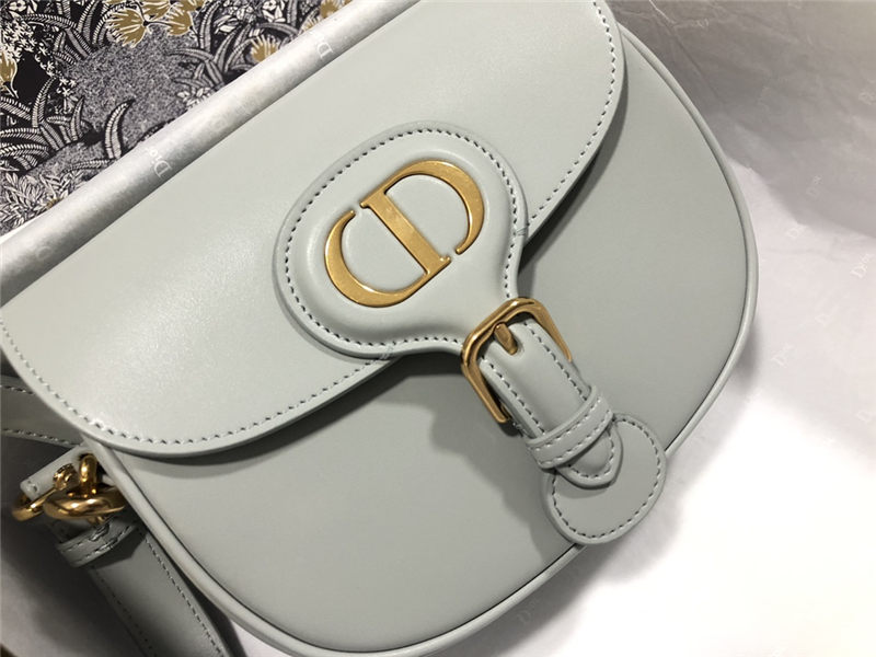 SMALL Dior BOBBY BAG Box Calfskin Gray High