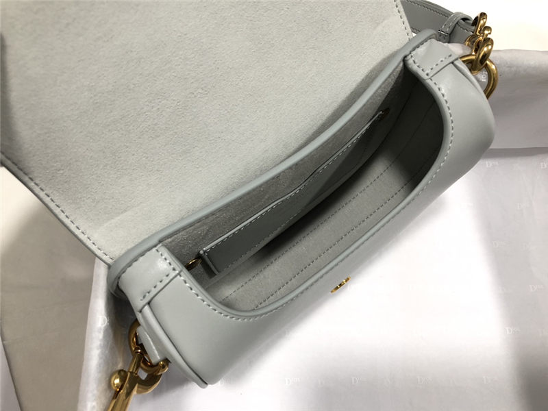 SMALL Dior BOBBY BAG Box Calfskin Gray High