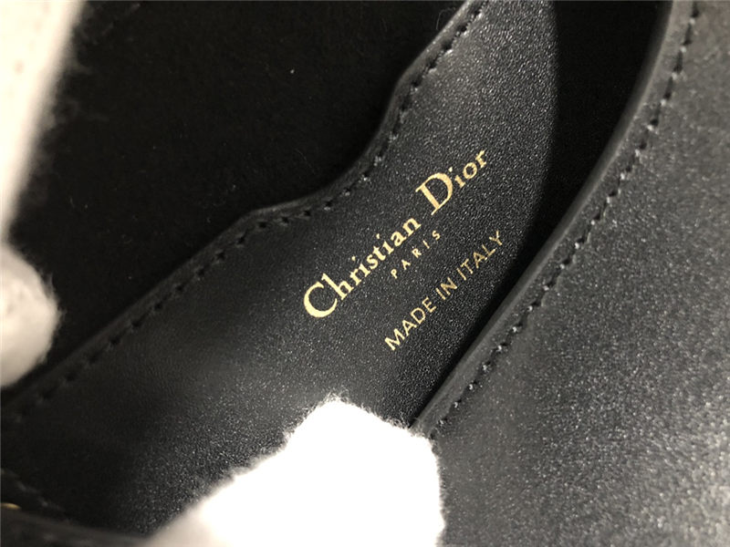 SMALL Dior BOBBY BAG Box Calfskin Black High