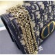 30 MONTAIGNE 2-IN-1 POUCH Dior Oblique Jacquard Blue High