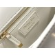 30 MONTAIGNE BAG Calfskin White High