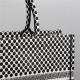 LARGE Dior BOOK TOTE Embroidery High