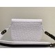 LARGE Dior BOBBY BAG Dior Embossed Leather White High