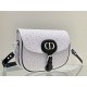 LARGE Dior BOBBY BAG Dior Embossed Leather White High