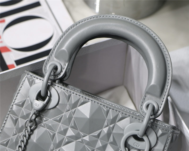 MINI LADY Dior BAG Cannage Calfskin with Diamond Motif High