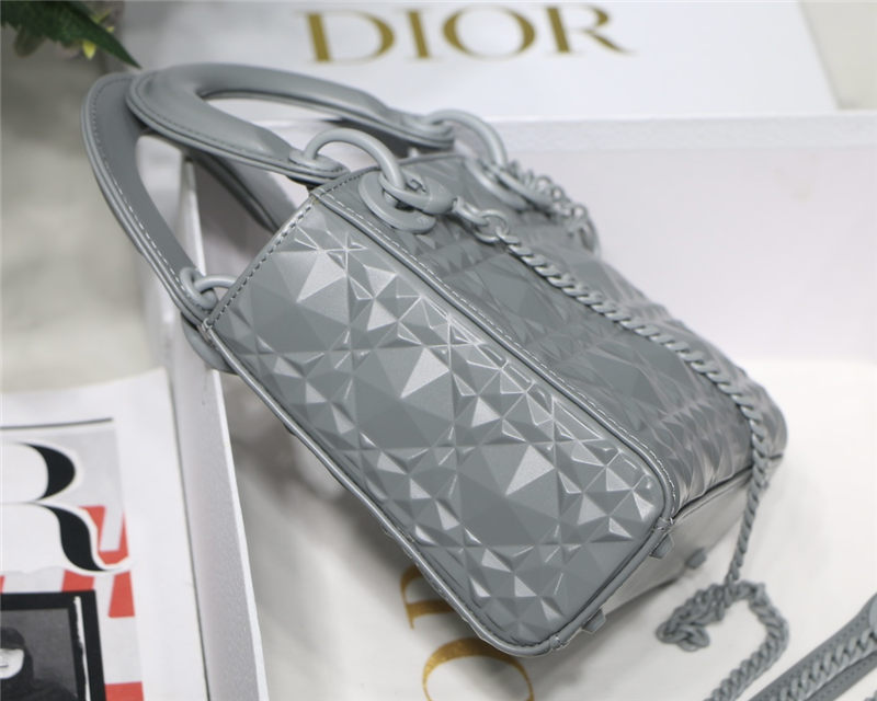 MINI LADY Dior BAG Cannage Calfskin with Diamond Motif High