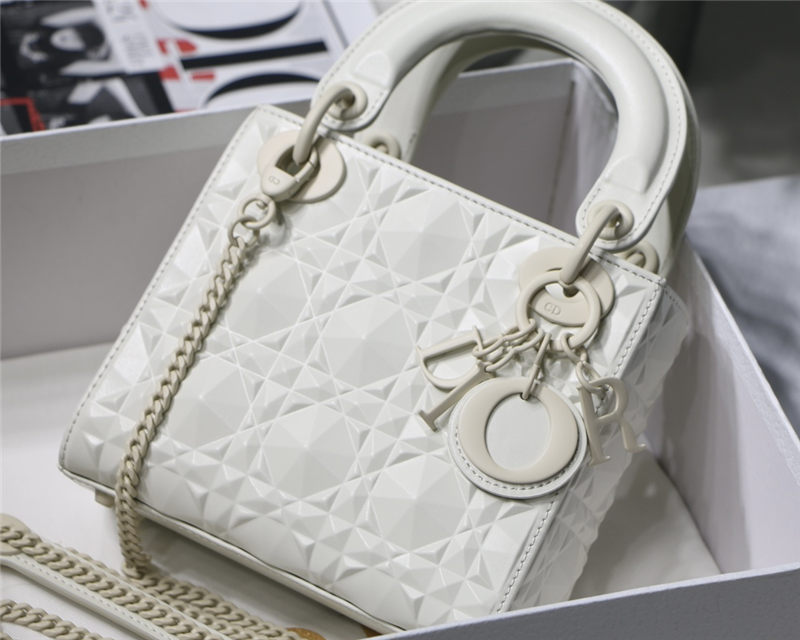 MINI LADY Dior BAG Cannage Calfskin with Diamond Motif High