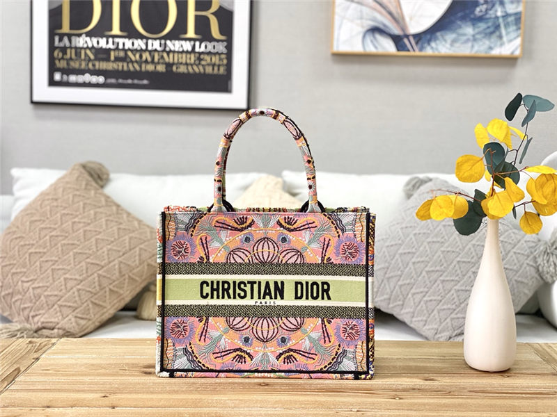 MEDIUM Dior BOOK TOTE Embroidery High