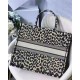 DiorIVIERA LARGE Dior BOOK TOTE Multicolor Mizza Embroidery Beige High