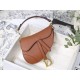 Mini SADDLE BAG Caramel Grained Calfskin High