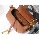 Mini SADDLE BAG Caramel Grained Calfskin High