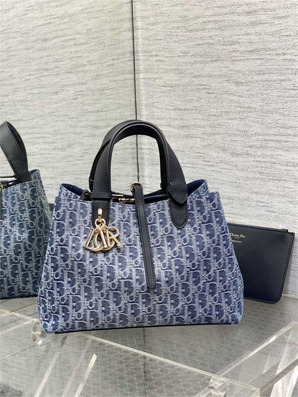 DIOR TOUJOURS BAG MEDIUM Denim Blue High