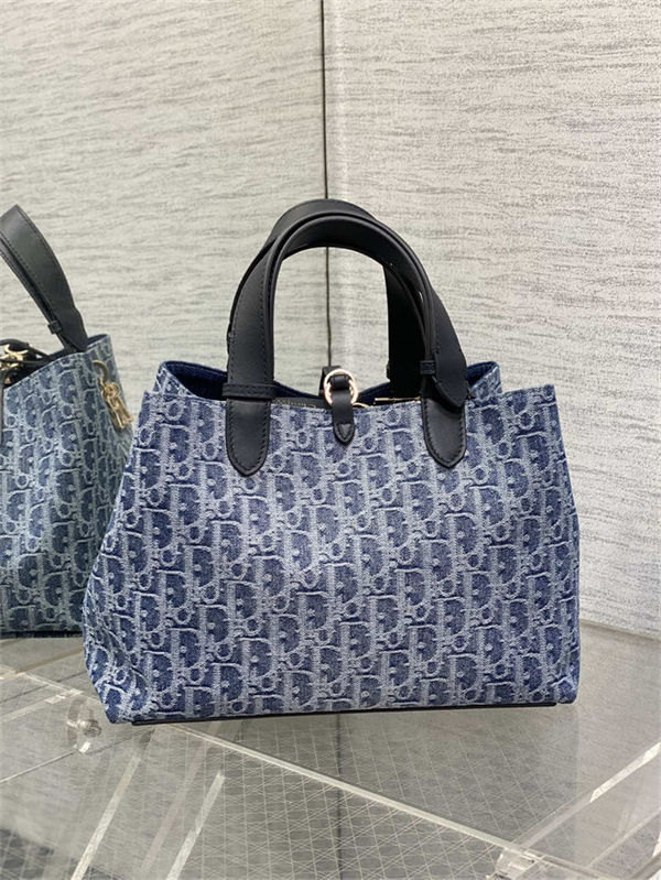 DIOR TOUJOURS BAG MEDIUM Denim Blue High