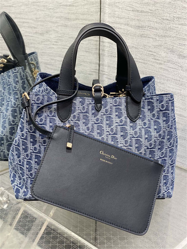 DIOR TOUJOURS BAG MEDIUM Denim Blue High