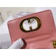 MICRO Dior CARO BAG Supple Cannage Calfskin Pink Mid