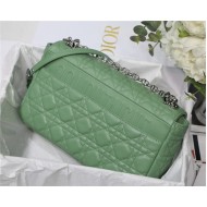 Dior LARGE CARO BAG Calfskin Green mid