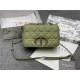 Dior SMALL CARO BAG Calfskin Green mid