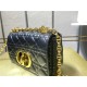 Dior SMALL CARO BAG Calfskin Navy mid