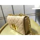 Dior SMALL CARO BAG Calfskin Beige mid