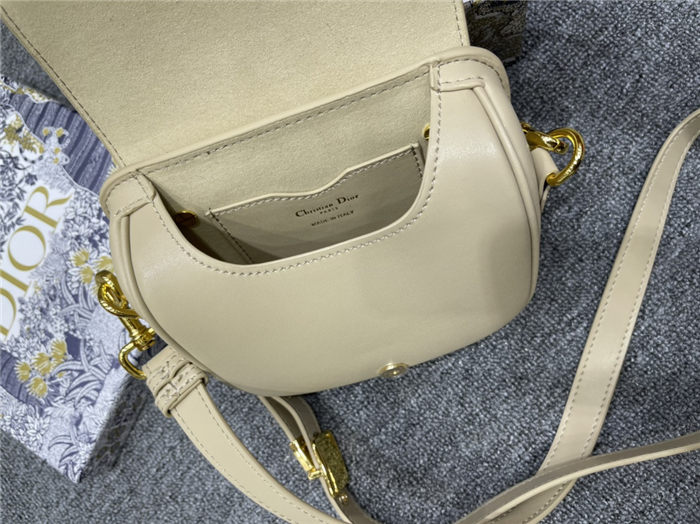 SMALL Dior BOBBY BAG Beige Box Calfskin mid