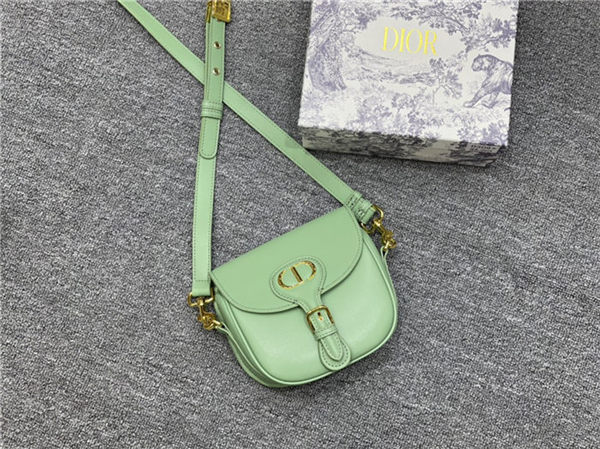 SMALL Dior BOBBY BAG Green Box Calfskin mid