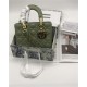 SMALL LADY Dior MY ABCDior BAG Cannage Lambskin Green Mid