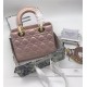 SMALL LADY Dior MY ABCDior BAG Cannage Lambskin Pink Mid