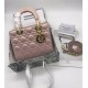 SMALL LADY Dior MY ABCDior BAG Cannage Lambskin Pink Mid