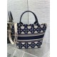 DIOR HAT BASKET BAG Macrocannage Embroidery High