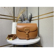 MEDIUM Dior BOBBY BAG Carmel Box Calfskin mid