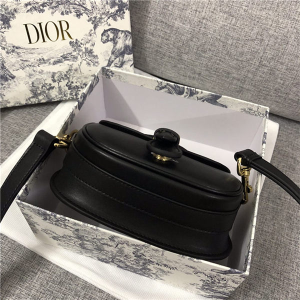 SMALL Dior BOBBY BAG Black Box Calfskin mid