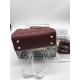 SMALL LADY Dior MY ABCDior BAG Cannage Lambskin Burgundy Gold Hardware Mid